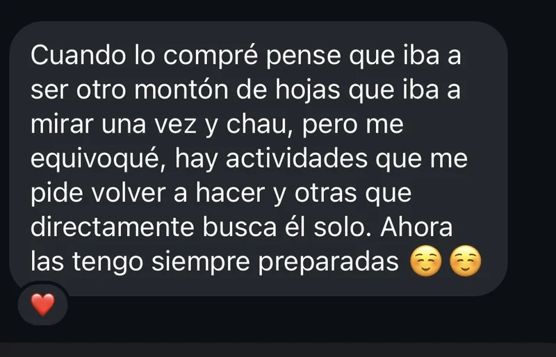 Testimonio de una mamá sobre el Kit Mente Activa